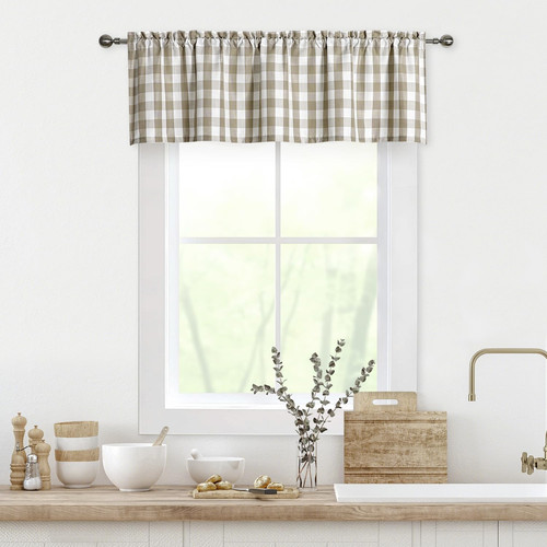 Buffalo plaid beige white - beige,
